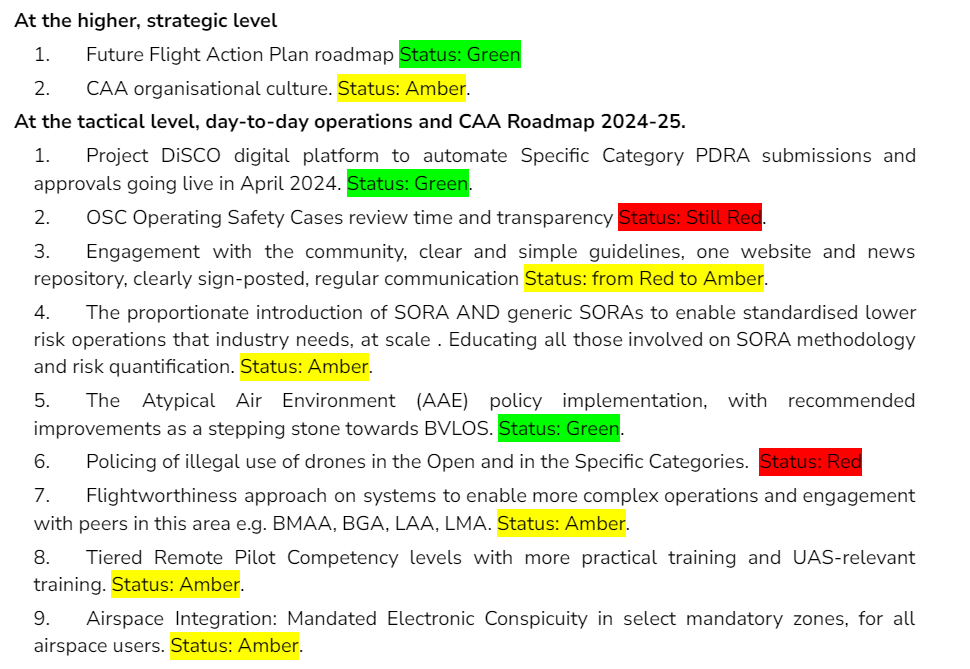 ARPAS-UK Regulation SIG Progress Review June 2024 - ARPAS UK